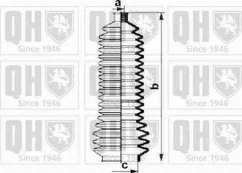 Quinton Hazell QG1416 - Kit soffietto, Sterzo autozon.pro