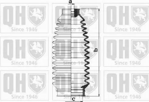 Quinton Hazell QG1307 - Kit soffietto, Sterzo autozon.pro