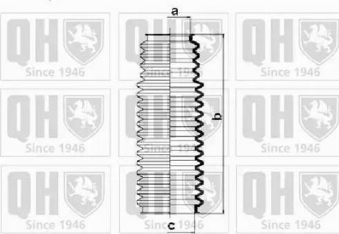 Quinton Hazell QG1381 - Kit soffietto, Sterzo autozon.pro