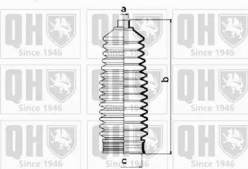 Quinton Hazell QG1320 - Kit soffietto, Sterzo autozon.pro