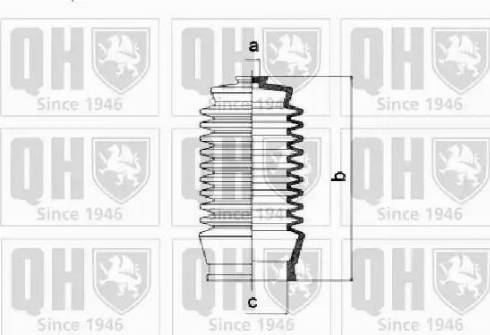 Quinton Hazell QG1255 - Soffietto, Sterzo autozon.pro