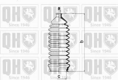 Quinton Hazell QG1250 - Kit soffietto, Sterzo autozon.pro