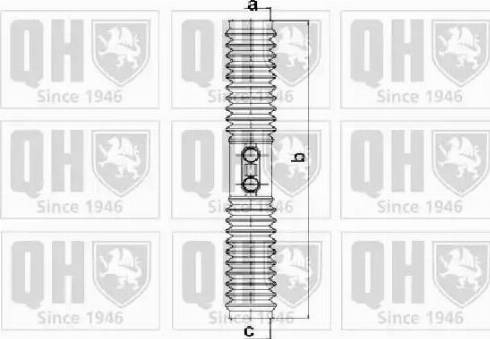 Quinton Hazell QG1257 - Kit soffietto, Sterzo autozon.pro