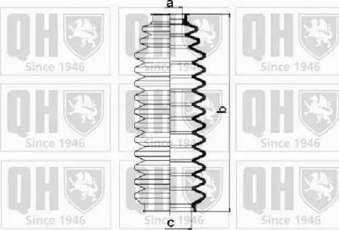 Quinton Hazell QG1202 - Kit soffietto, Sterzo autozon.pro