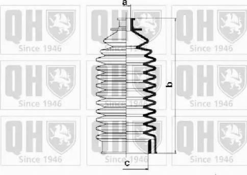 Quinton Hazell QG1213 - Kit soffietto, Sterzo autozon.pro