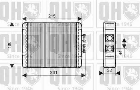 Quinton Hazell QHR2160 - Scambiatore calore, Riscaldamento abitacolo autozon.pro