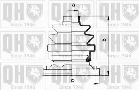 Quinton Hazell QJB992 - Cuffia, Semiasse autozon.pro