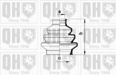 Quinton Hazell QJB944 - Cuffia, Semiasse autozon.pro