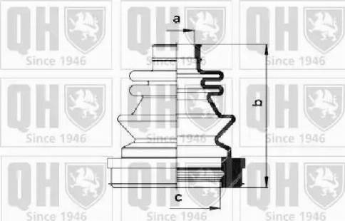 Quinton Hazell QJB983 - Cuffia, Semiasse autozon.pro