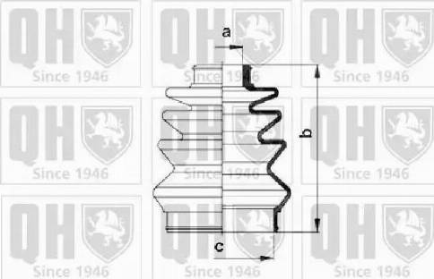 Quinton Hazell QJB982 - Cuffia, Semiasse autozon.pro