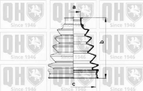 Quinton Hazell QJB930 - Cuffia, Semiasse autozon.pro