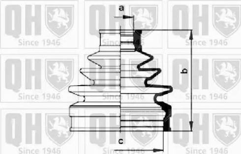 Quinton Hazell QJB920 - Cuffia, Semiasse autozon.pro