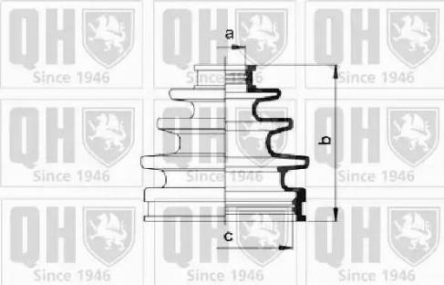 Quinton Hazell QJB927 - Cuffia, Semiasse autozon.pro