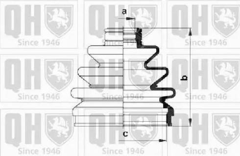 Quinton Hazell QJB569 - Cuffia, Semiasse autozon.pro