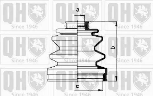 Quinton Hazell QJB532 - Cuffia, Semiasse autozon.pro