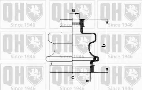 Quinton Hazell QJB601 - Cuffia, Semiasse autozon.pro