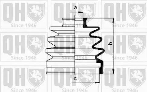 Quinton Hazell QJB638 - Cuffia, Semiasse autozon.pro