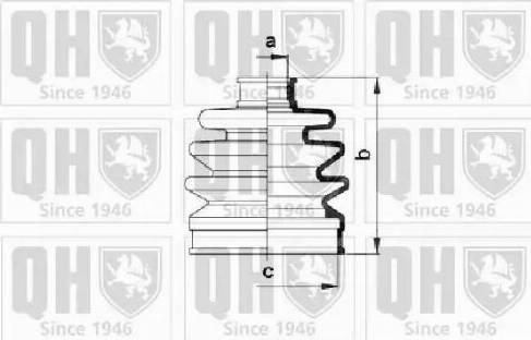 Quinton Hazell QJB106 - Cuffia, Semiasse autozon.pro