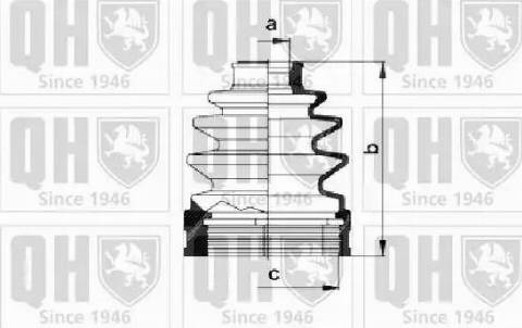 Quinton Hazell QJB1011 - Cuffia, Semiasse autozon.pro