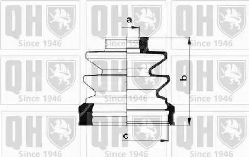 Quinton Hazell QJB1018 - Cuffia, Semiasse autozon.pro