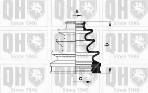 Quinton Hazell QJB1032 - Cuffia, Semiasse autozon.pro