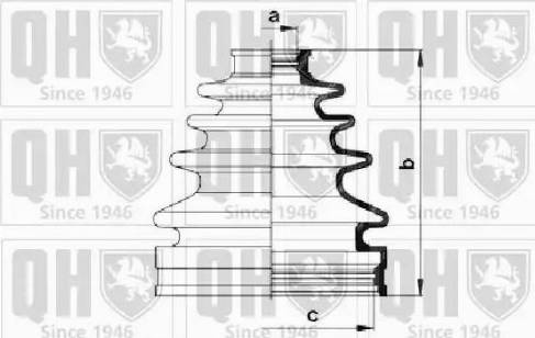 Quinton Hazell QJB1029 - Cuffia, Semiasse autozon.pro