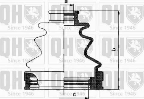 Quinton Hazell QJB1157 - Cuffia, Semiasse autozon.pro