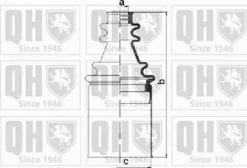 Quinton Hazell QJB1127 - Cuffia, Semiasse autozon.pro