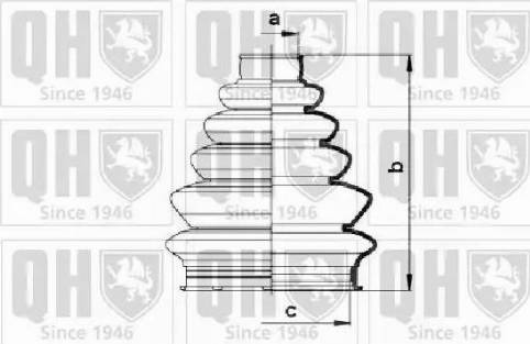 Quinton Hazell QJB856 - Cuffia, Semiasse autozon.pro