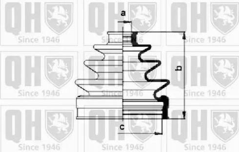 Quinton Hazell QJB860 - Cuffia, Semiasse autozon.pro