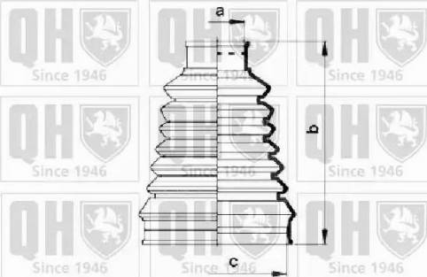 Quinton Hazell QJB880 - Cuffia, Semiasse autozon.pro