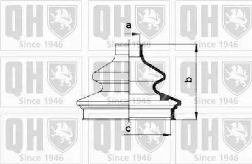 Quinton Hazell QJB832 - Cuffia, Semiasse autozon.pro