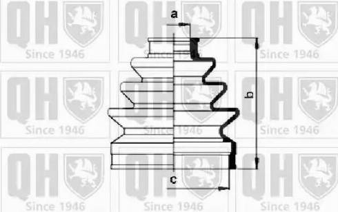 Quinton Hazell QJB269 - Cuffia, Semiasse autozon.pro