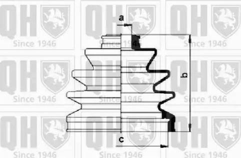 Quinton Hazell QJB288 - Cuffia, Semiasse autozon.pro