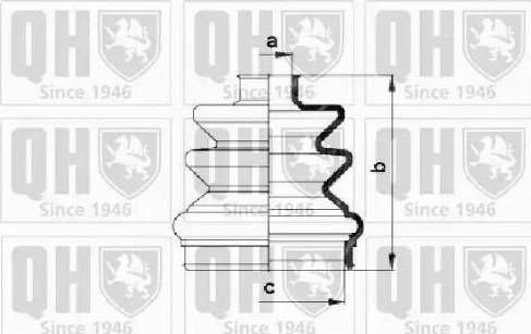 Quinton Hazell QJB282 - Cuffia, Semiasse autozon.pro