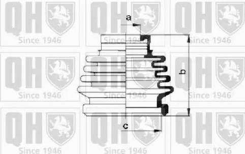 Quinton Hazell QJB274 - Cuffia, Semiasse autozon.pro