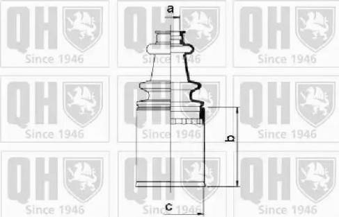 Quinton Hazell QJB2785 - Cuffia, Semiasse autozon.pro