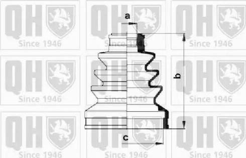 Quinton Hazell QJB785 - Cuffia, Semiasse autozon.pro