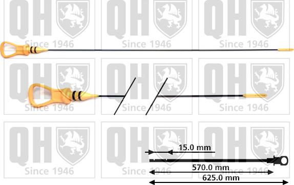 Quinton Hazell QOD150 - Asta controllo livello olio autozon.pro