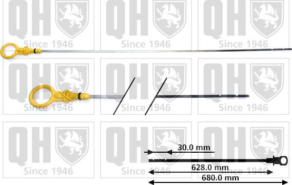 Quinton Hazell QOD153 - Asta controllo livello olio autozon.pro