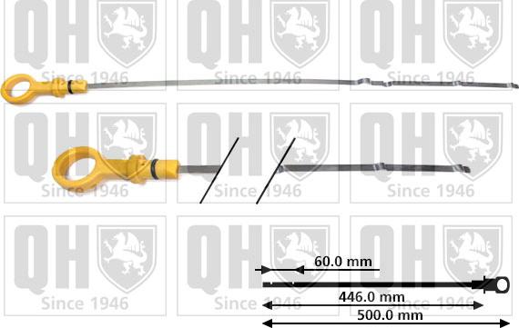 Quinton Hazell QOD167 - Asta controllo livello olio autozon.pro