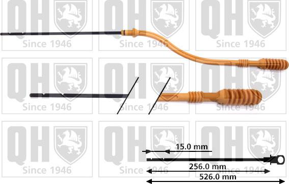 Quinton Hazell QOD118 - Asta controllo livello olio autozon.pro