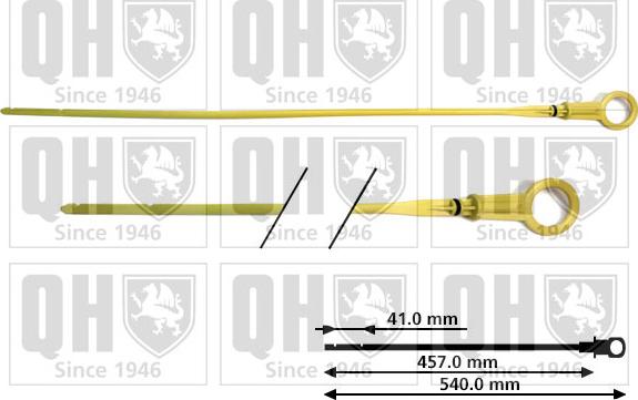 Quinton Hazell QOD136 - Asta controllo livello olio autozon.pro