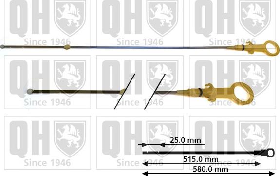 Quinton Hazell QOD130 - Asta controllo livello olio autozon.pro