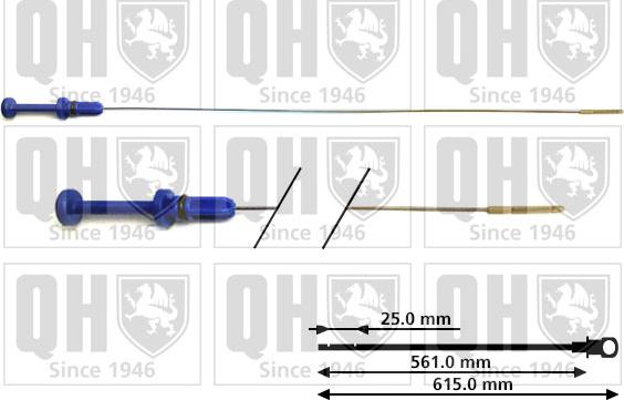 Quinton Hazell QOD137 - Asta controllo livello olio autozon.pro