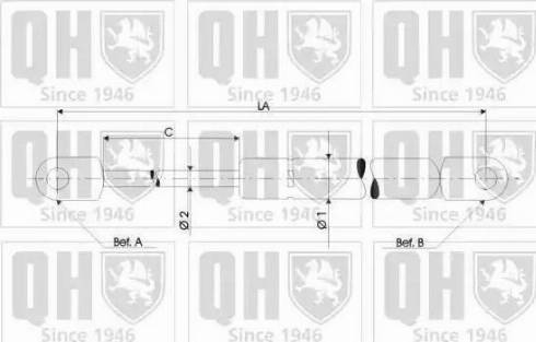 Quinton Hazell QTS828079 - Ammortizatore pneumatico, Cofano bagagli / vano carico autozon.pro