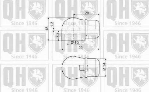 Quinton Hazell QTS128614 - Ammortizatore pneumatico, Cofano bagagli / vano carico autozon.pro