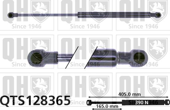 Quinton Hazell QTS128365 - Ammortizatore pneumatico, Cofano bagagli / vano carico autozon.pro