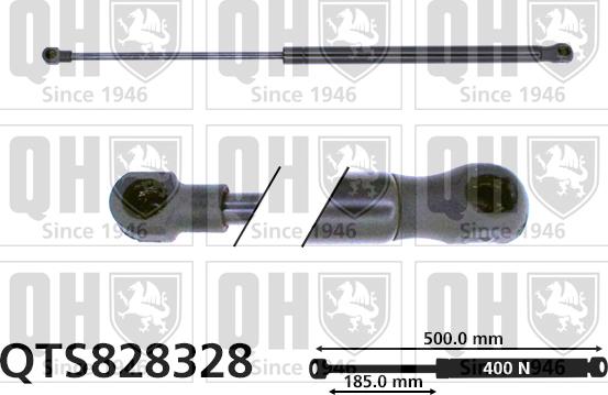 Quinton Hazell QTS828328 - Ammortizatore pneumatico, Cofano bagagli / vano carico autozon.pro