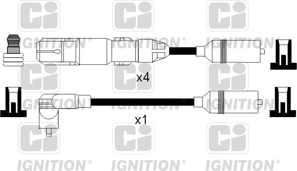 Quinton Hazell XC958 - Kit cavi accensione autozon.pro